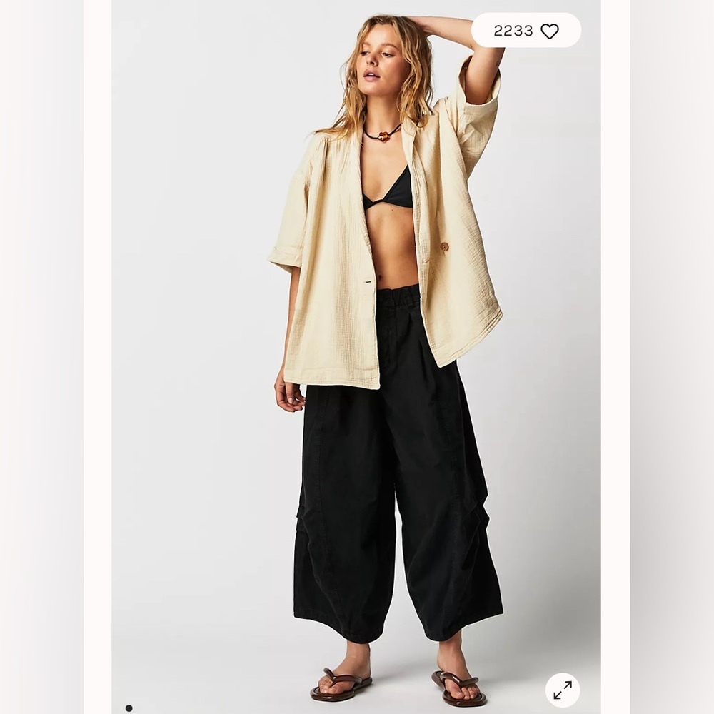 Lou Blazer shirt - freepeople